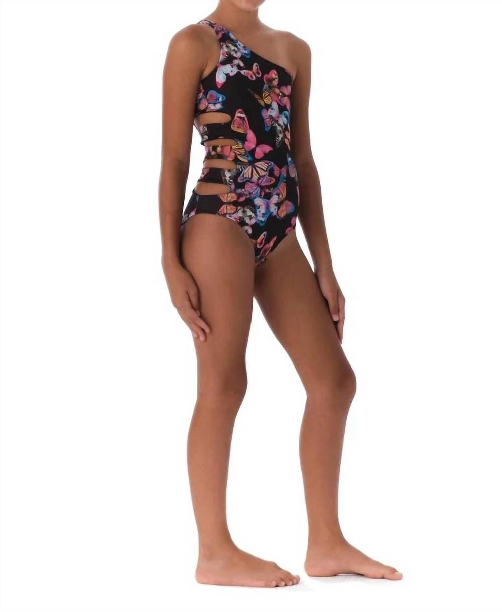 NEW SUBMARINE fly away side track one piece in black